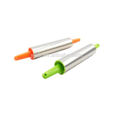 customized color or utensil silicone baking tools noodle plastic rolling pin