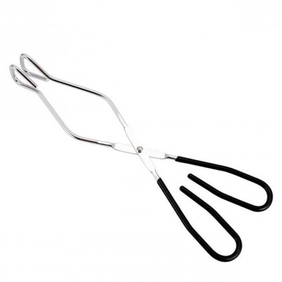 Wholesale gold color planted OEM BBQ Stainless Steel scissors tongs Serving Tongs